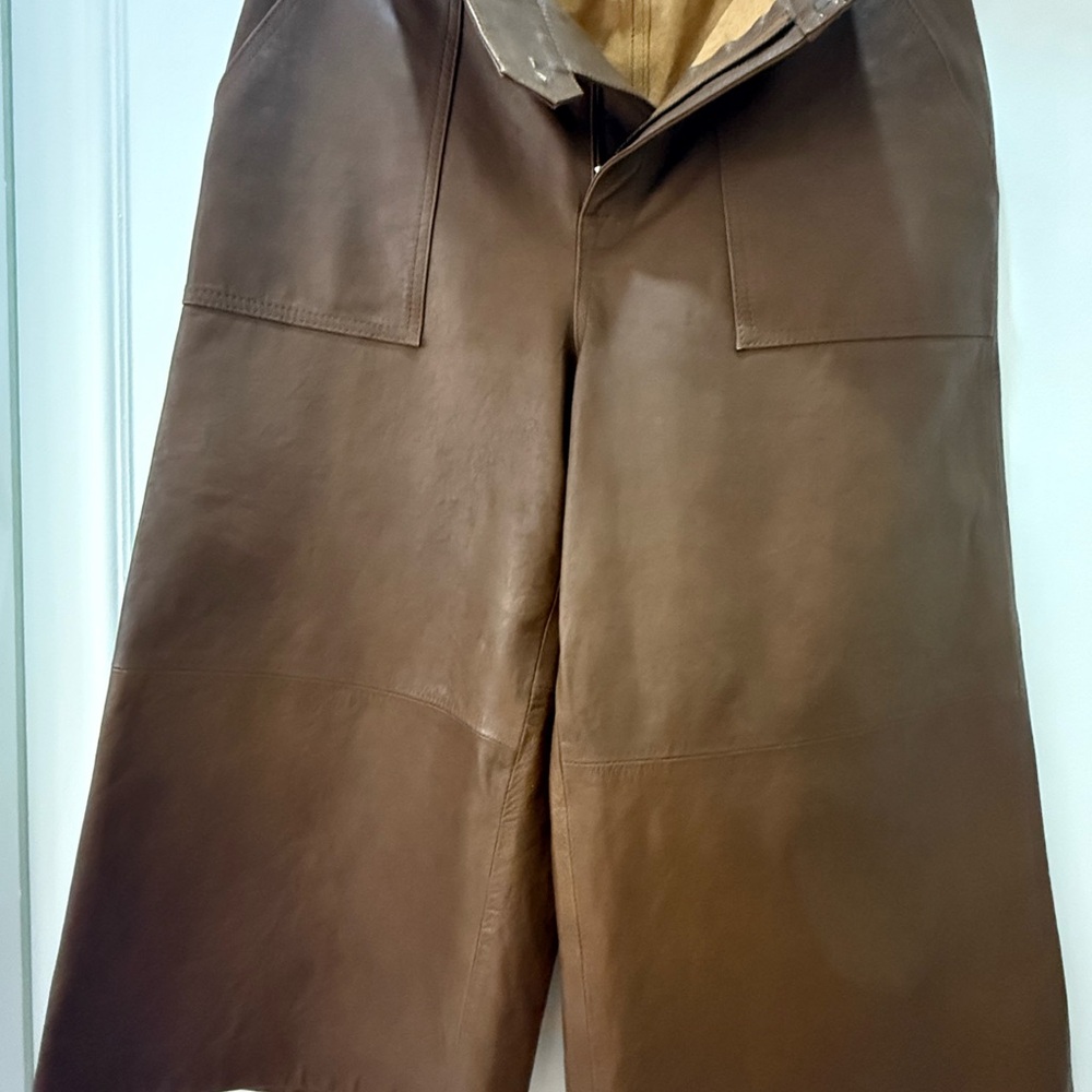 Frame Denim Chocolate Ankle Pants - Picture 3 of 11